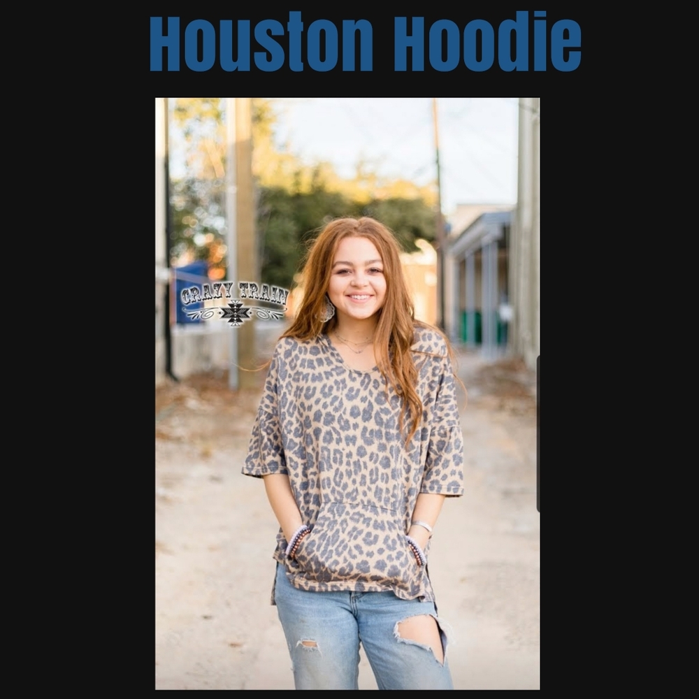 Houston Hoodie Leopard